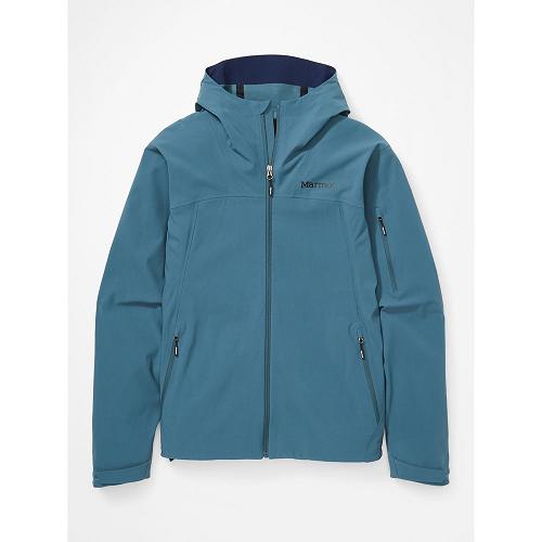 Marmot Alsek Jackets - Mens Softshell Jacket Blue Grey CA9375841 Canada